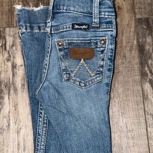 Wrangler Girls Blue Denim Jeans